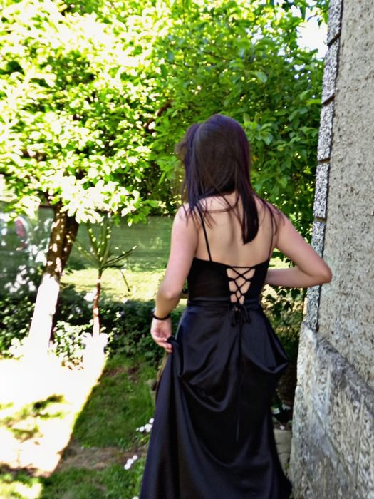 Бална рокля сатенена