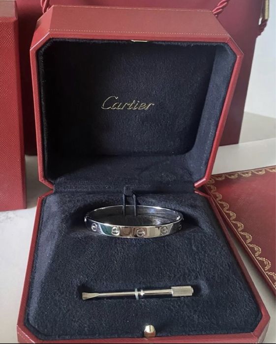 Brățară Cartier din aur alb 18K