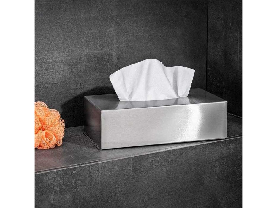 НОВА! Кутия за козметични кърпи салфетки неръждаема стомана