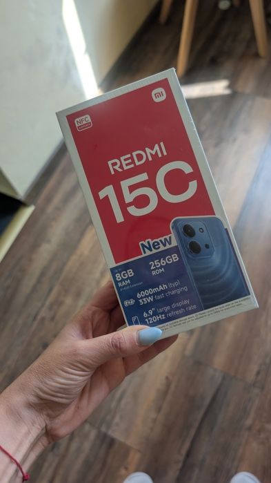 Смартфон Xiaomi - Redmi Note 15 C 5G, 6.77'', 4+4GB/256GB, Mint Green