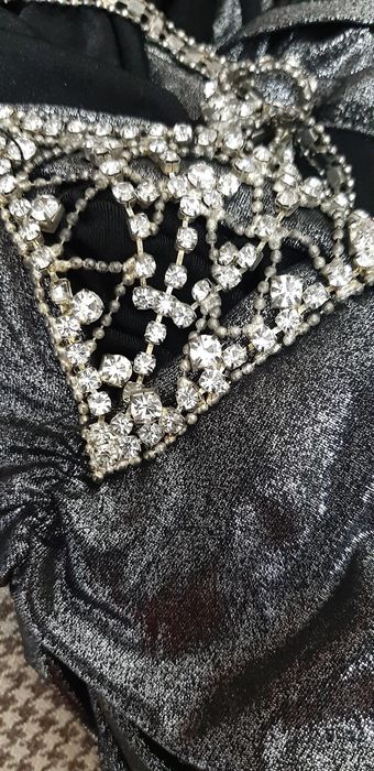 Платье мини. Блестящее.