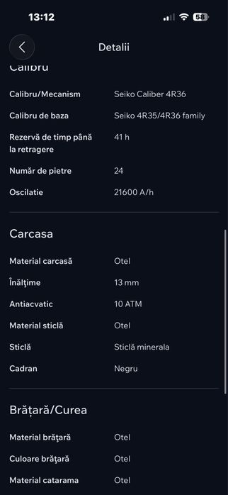 Seiko 5 sports SRPD73K1 automatic