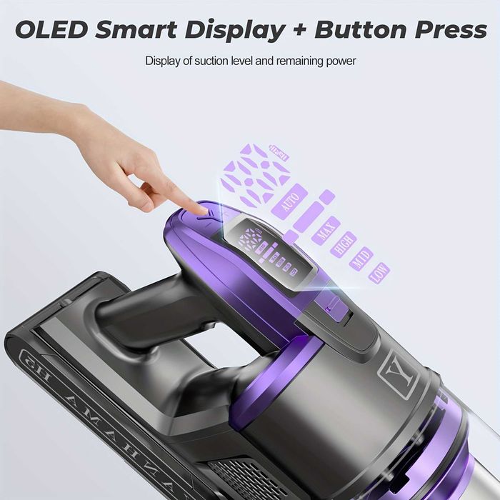 Безжична Вертикална Прахосмукачка Yanhama H5 650W 75000Pa 4-в-1 70 Мин