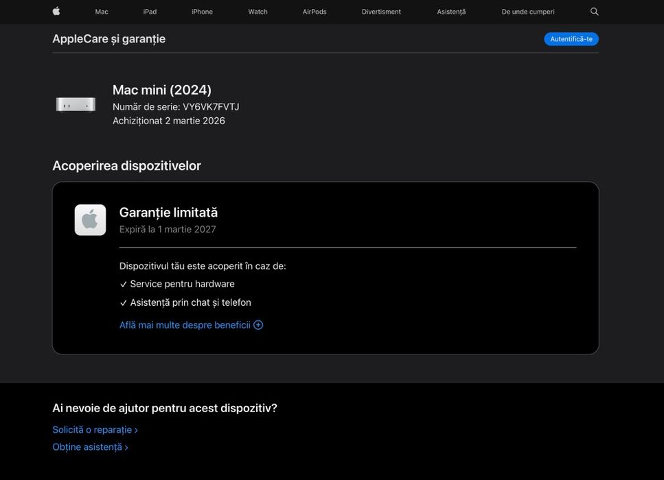 Mac mini M4 – 16GB RAM / 256GB SSD