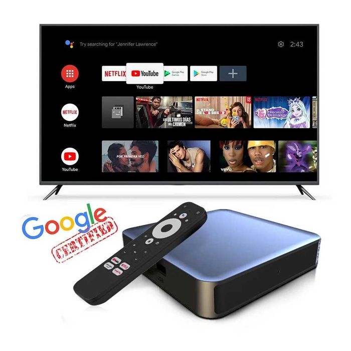 Новейший dcolor GD2 Google Сертифицированный Android 12 4K Smart TV