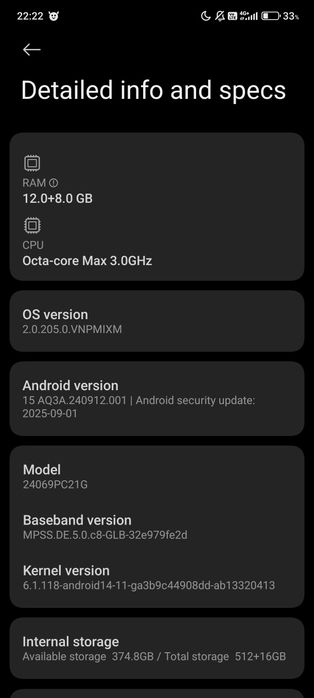 Xiaomi POCO F6 512/16 GB