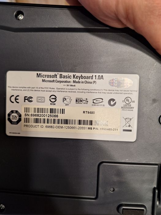 Lot Tastatura Microsoft   ,Genius , cablu alimentare,  casti