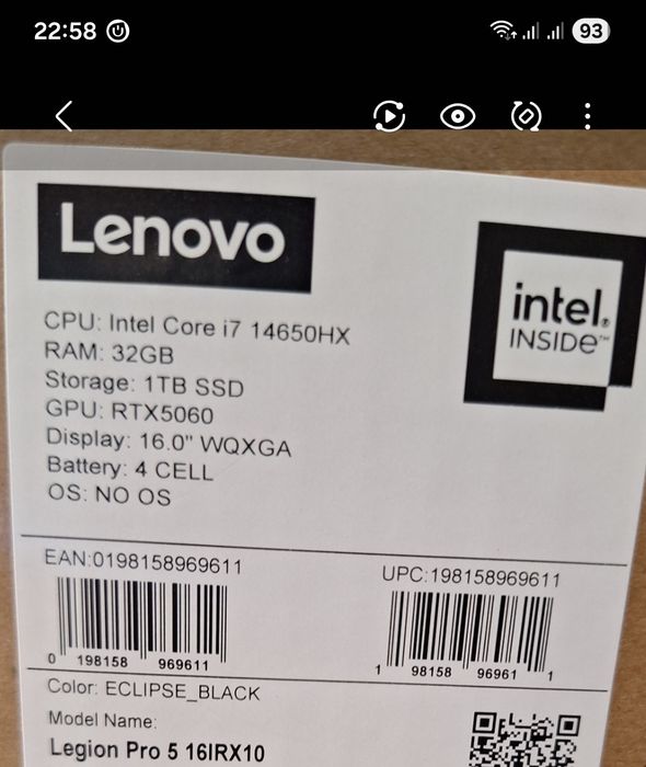 Lenovo legion pro 5