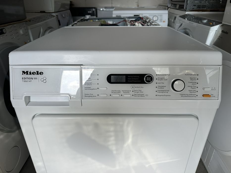 Сушилня +гаранция. MIELE ТЕРМОПОМПА 8кг. КЛАС А. Доставка за София