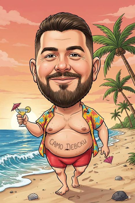 Дигитални карикатури | Карикатура по снимка