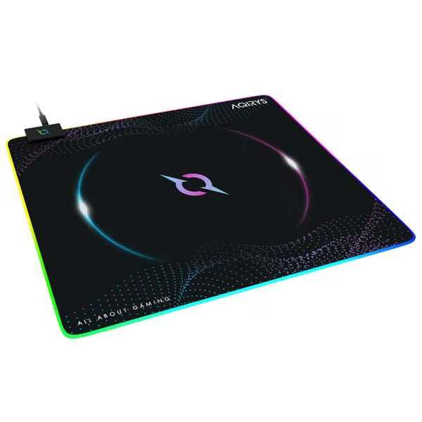 Mouse Pad Gaming RGB AQIRYS Eclipse Medium negru nou in cutie Sigilat