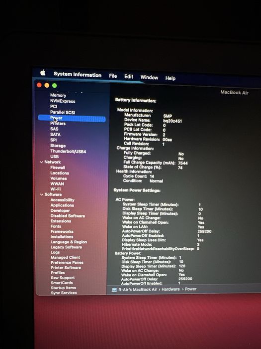 Macbook air mid 2013