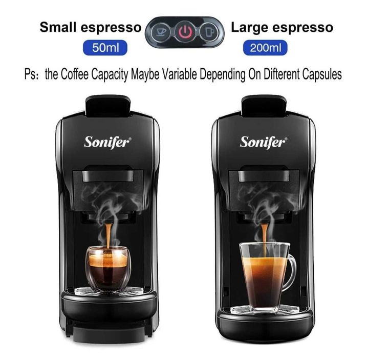 Кофемашина 3в1 Nespresso Dolge Gusto Coffe powder Sonifer SF 3551