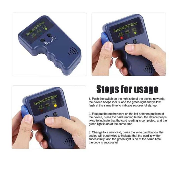 Машинка RFID Копиране Чипове Устройство Входни Карти Четец Клониране