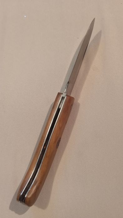 Cutit/briceag nemtesc cu logo vanatoare/pescuit, unicat, teaca piele