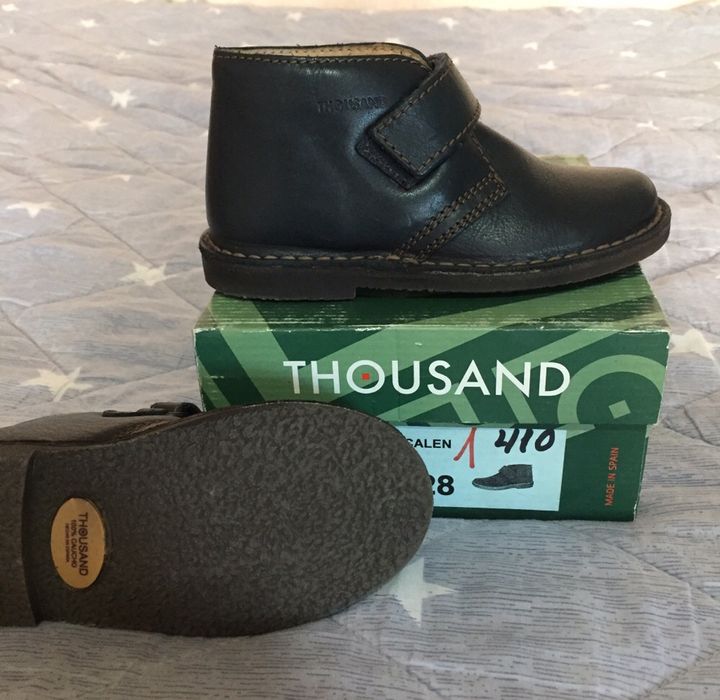 Кожанные новые ботинки.Испания