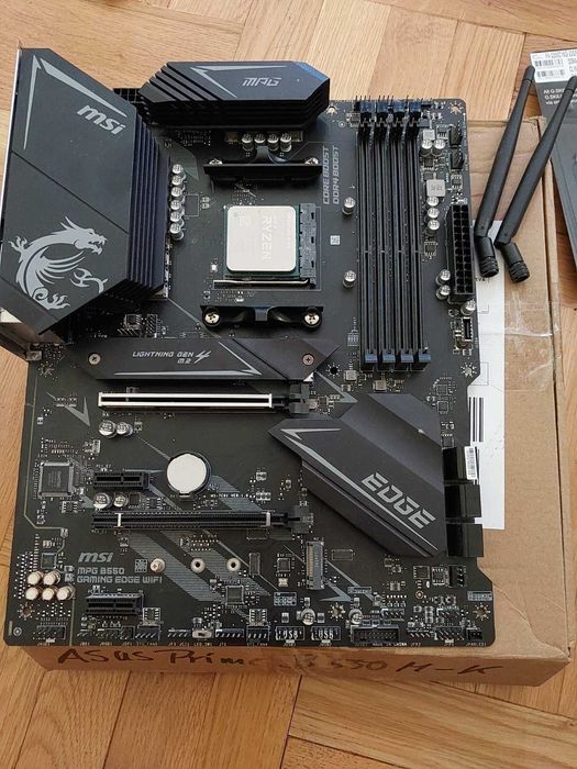 AMD Ryzen 9 5900X + MSI B550 Gaming Edge Wi-Fi