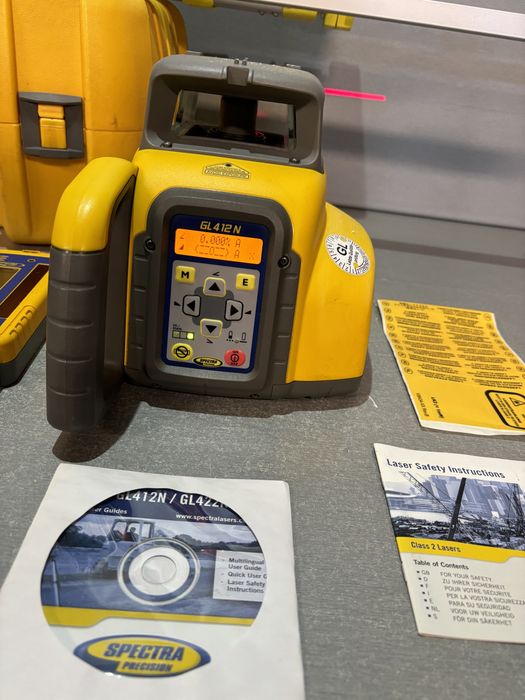 Nivela laser specra gl 412 canalizare cu pante hilti