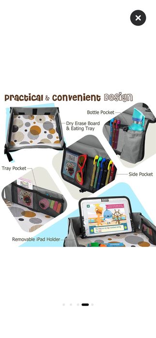 Masuta scaun auto copii pentru calatorie NOUA