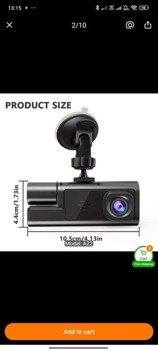 Camera auto duală