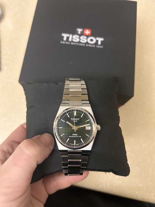 Часы tissot циферблат темнозеленный.