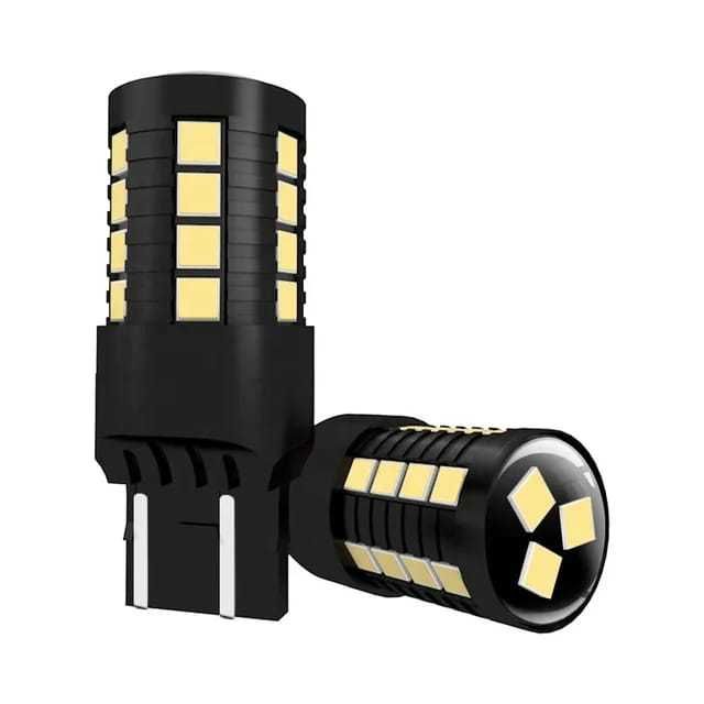Set 2 led auto W21w/5w, P13w , p21w 27 SMD alb canbus pozitie daylight