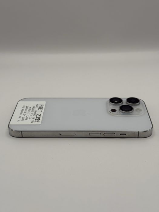 MAGAZIN VINDEM IPHONE : Iphone 14 Pro | Full Box | silver | 128 Gb | Garantie  24 luni