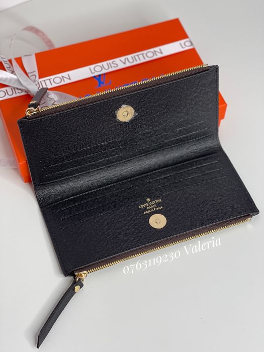 Portofel Louis Vuitton - Adele Interior Negru