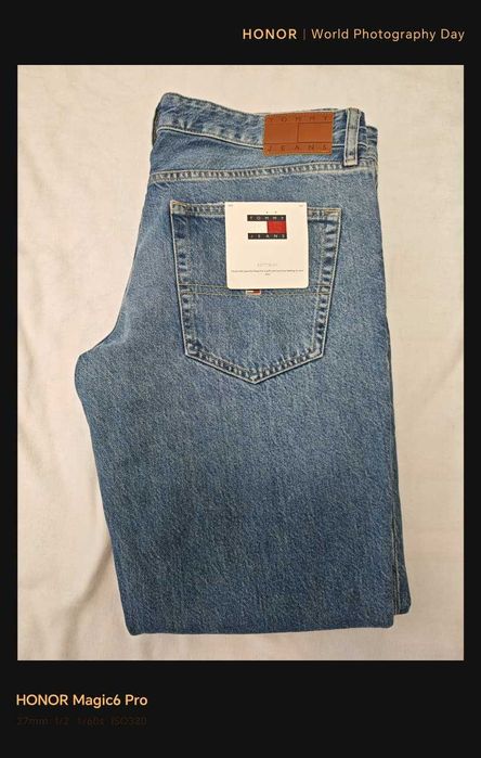 Tommy Hilfiger Scanton Slim Jeans – Albastru cu rupturi