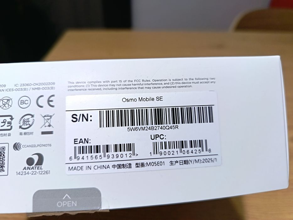 Sistem de stabilizare DJI Osmo Mobile SE, 3 Axe, Gri