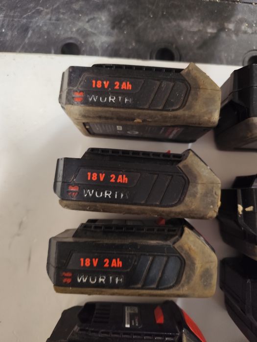 Батерии Вюрт 18 волта Wurth Master LI 18/5Ah 2Ah Basic