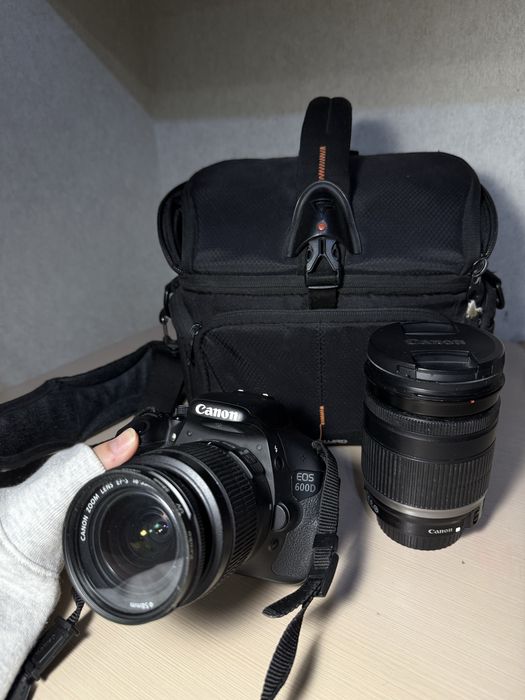 Canon EOS 600d с объективом 18-55