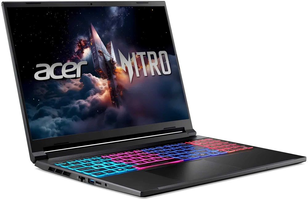 + Ноутбук Acer Nitro 16S R7-260 RTX 5050 16/512GB WUXGA 180 Hz