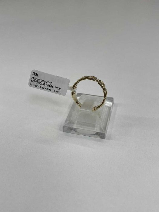 Inel Aur 14 K / 2.75 Grame / Marime 15 / Factura / Garantie #58089
