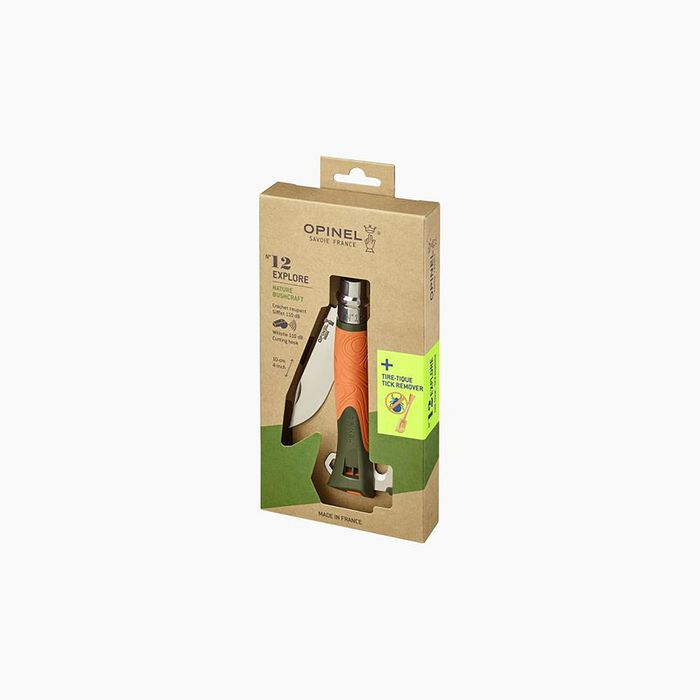 Cuţit pliabil Opinel n°12 Inox pliabil - produs resigilat Decathlon
