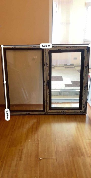 Usa mare cu pui,usa simpla si geamuri termopan mahon