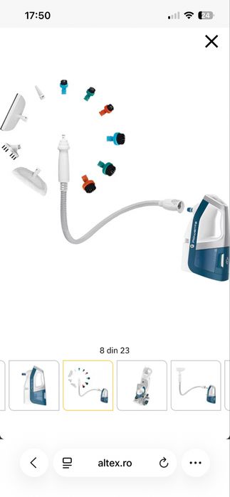 Vand aspirator vertical cu abur Rowenta Clean&Steam Multi