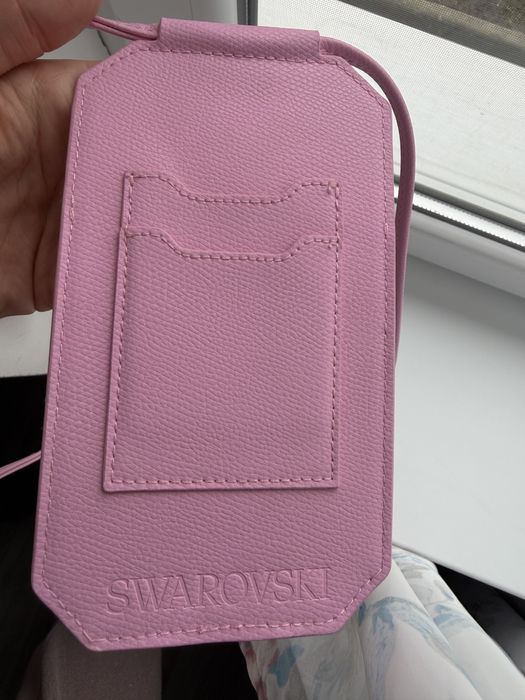 Калъф за телефон SWAROVSKI розов