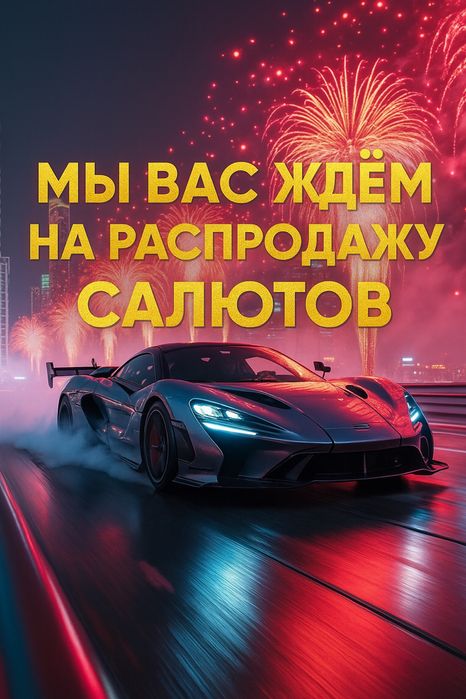 салюты , МЫ ЖДЕМ ВАС НА РАСПРОДАЖЕ фейерверков , пиротехники , дымов