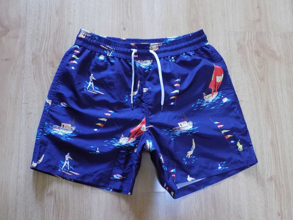 нови къси панталони polo ralph lauren шорти гащета бански оригинални мъжки S