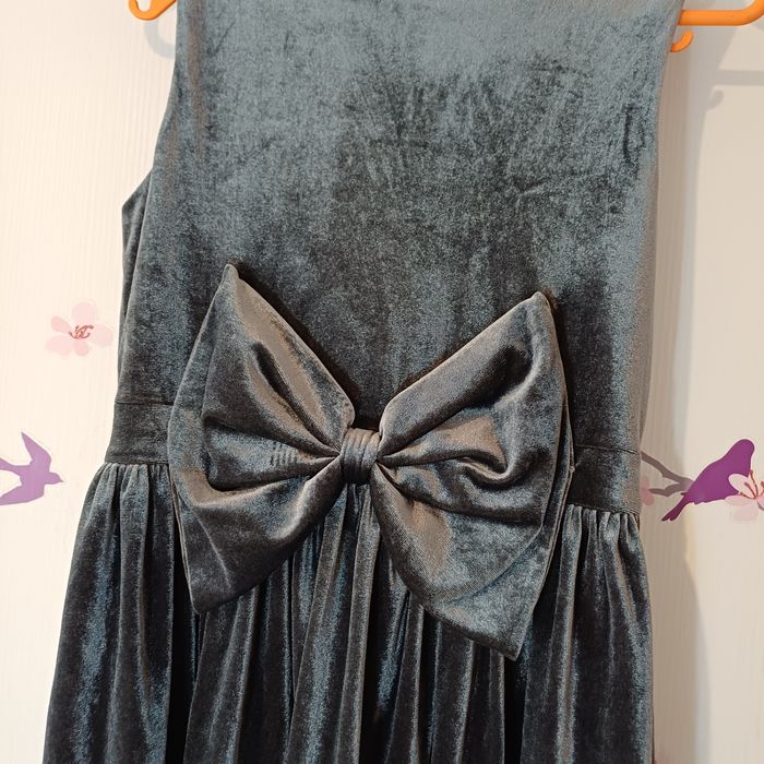 Rochie catifea gri 158