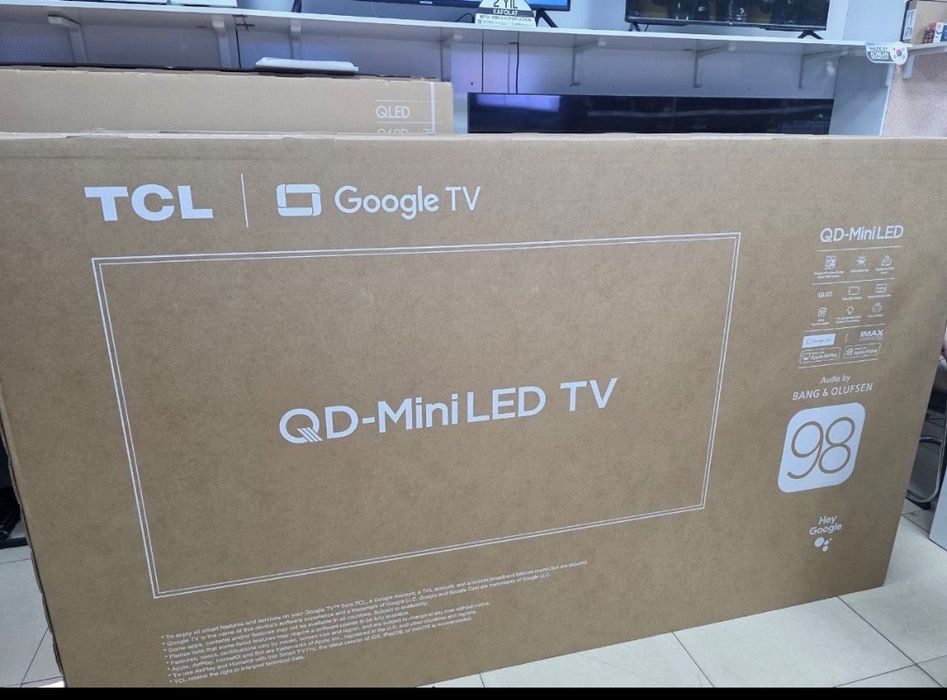 TCL 75 C6K — 75″ 4K QD-Mini LED Smart-TV с Google TV, Dolby Vision и и