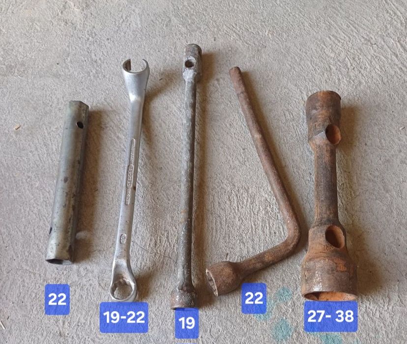 Инструменты ручные и ключи авто..