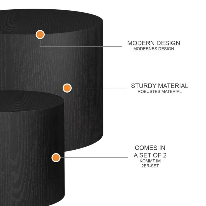 Комплект две холни маси 7310