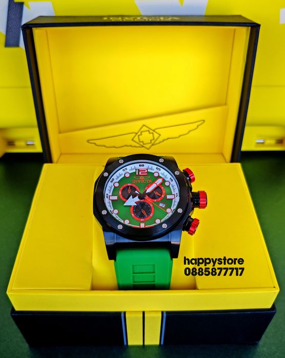 INVICTA Sea Hunter Green 54 mm, Инвикта нов ръчен часовник