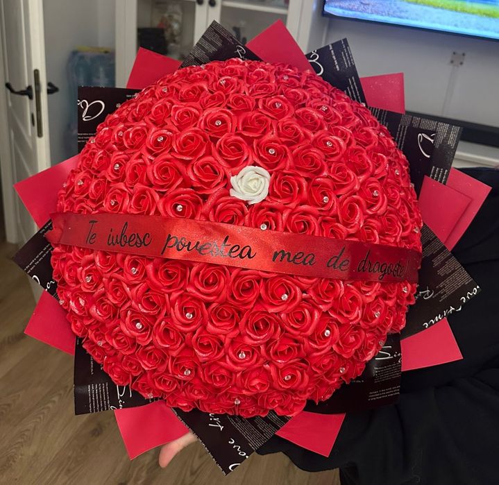 Buchete trandafiri săpun