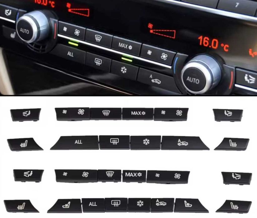 Бутони за управлението на климатика БМВ BMW F10/F11 F06 F12 F13 F01