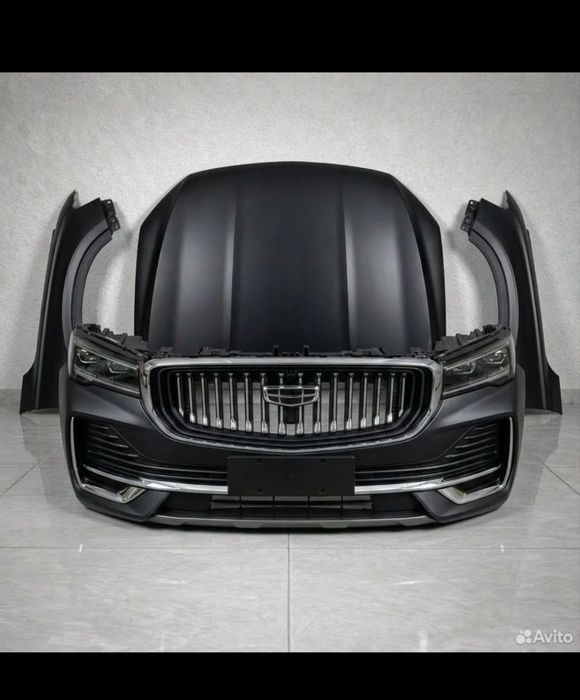 Ноускат (бампер, капот, фары) Geely Monjaro 2022+