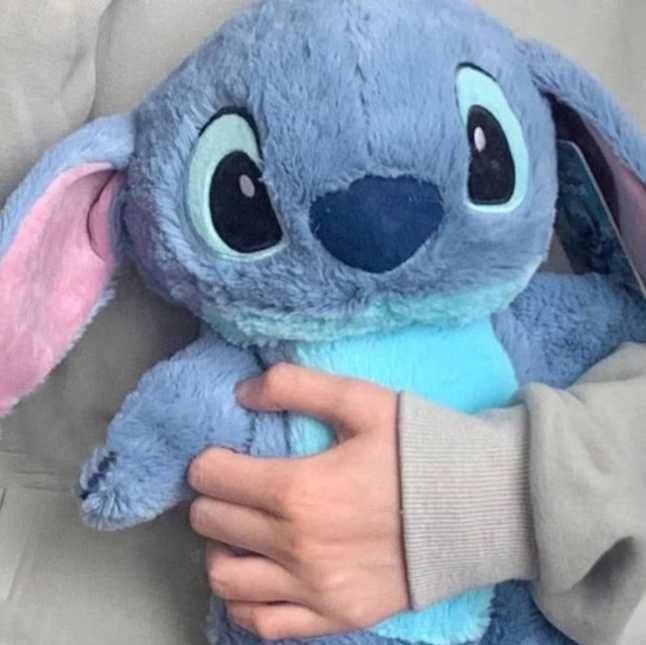 Термо плюшена играчка Стич против колики, менструални болки и др.