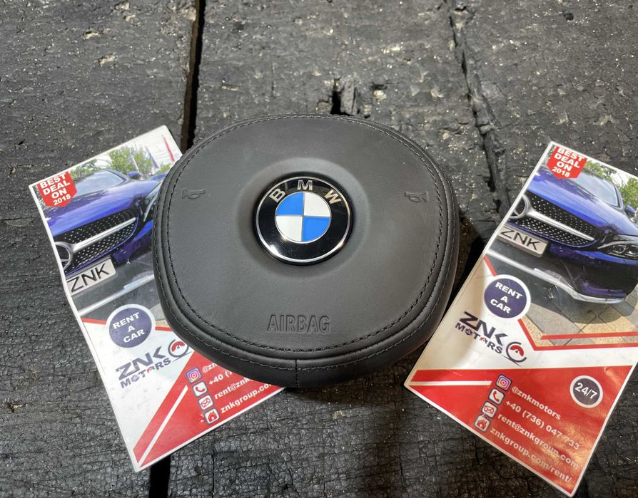 BMW g20 g22 g23 kit airbag volan M cusut in piele F40 F44